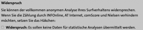 tagesschau datenschutz widerspruch